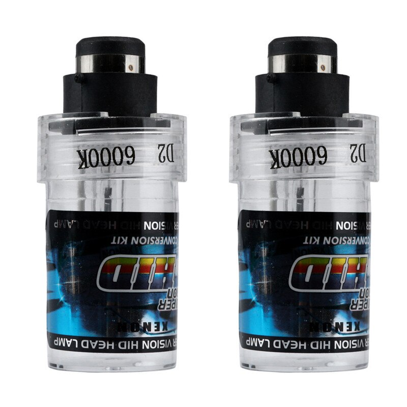 Tbest D2S Xenon-Lampen 6000K 35W - Helle Autoscheinwerfer Ersatz 2er Pack