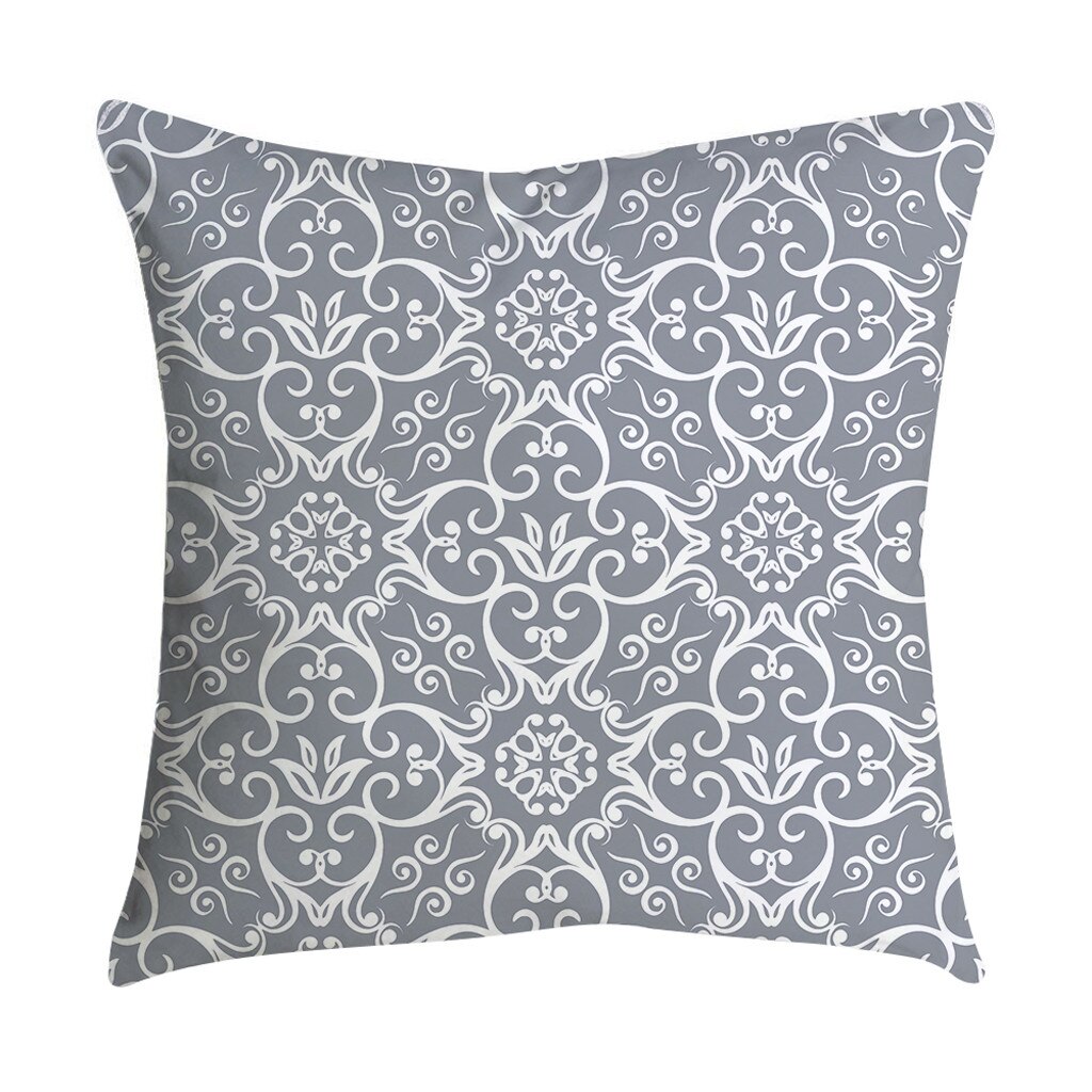 4 Stuks Decoratieve Blauw En Wit Fluwelen Kussenhoes Porselein Kinderkamer Decoratie Sierkussen Cover Sofa Auto Sloop