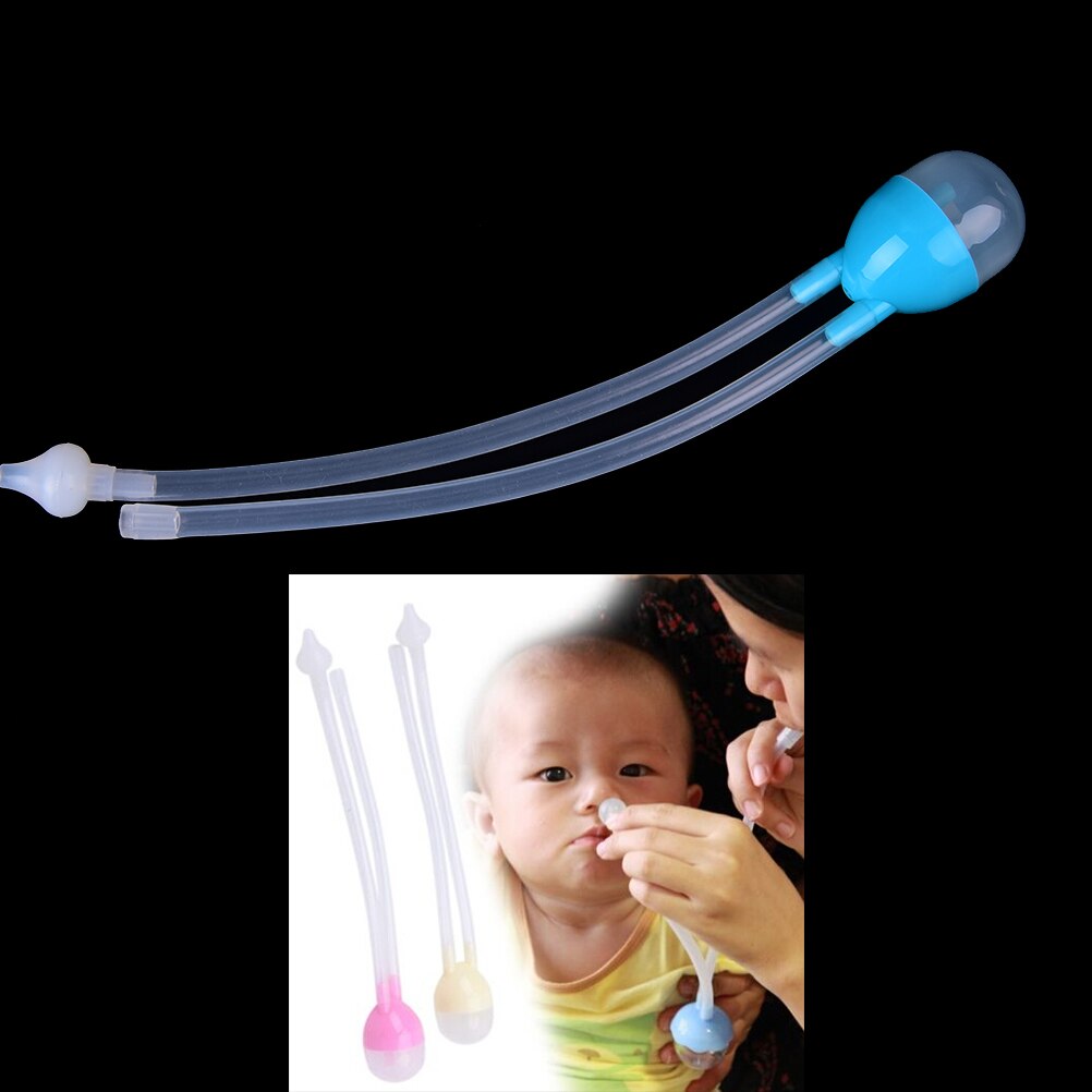 1PCS Infant Safe Nose Cleaner Baby Kids Healthy Care Convenient Vacuum Suction Nasal Mucus Runny Aspirator