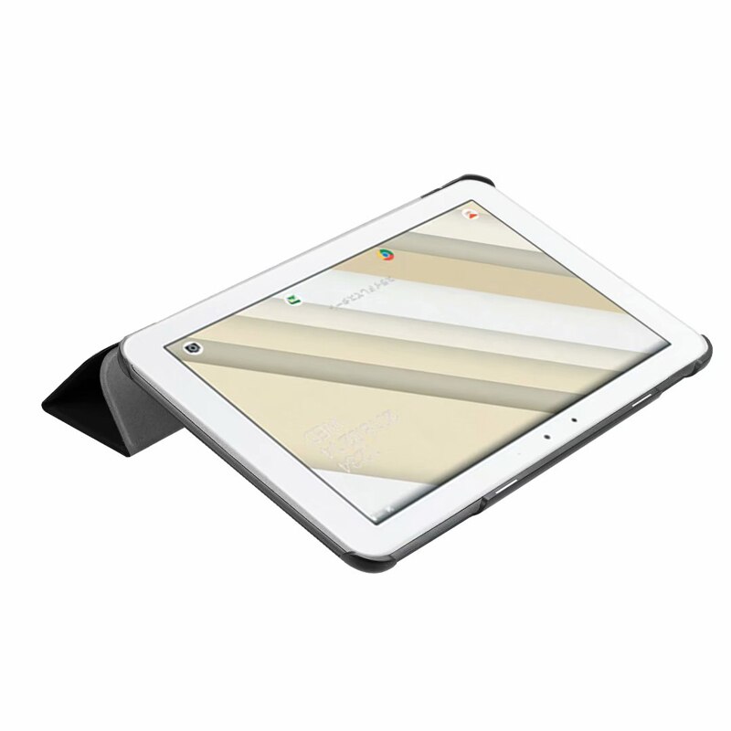 For Qua Tab QZ10 Protective Case Bag Cover 3 Folds Stand Shell for QuaTab QZ 10 10.1" Guard Holder Protector ShockProofSleeve
