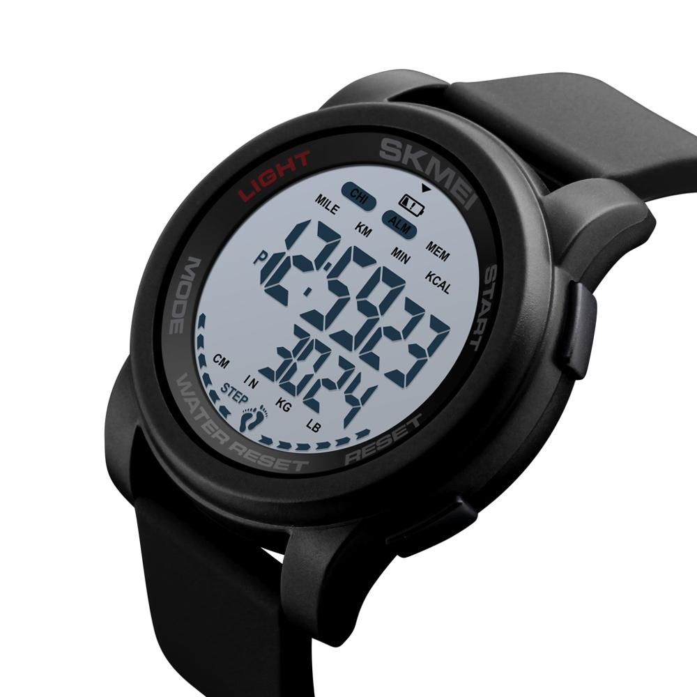 SKMEI Sport Horloge Mannen Calorie Digitale Horloge 5Bar Waterdicht Week Datum Display Stappenteller Digitale Horloges relogio masculino 1469