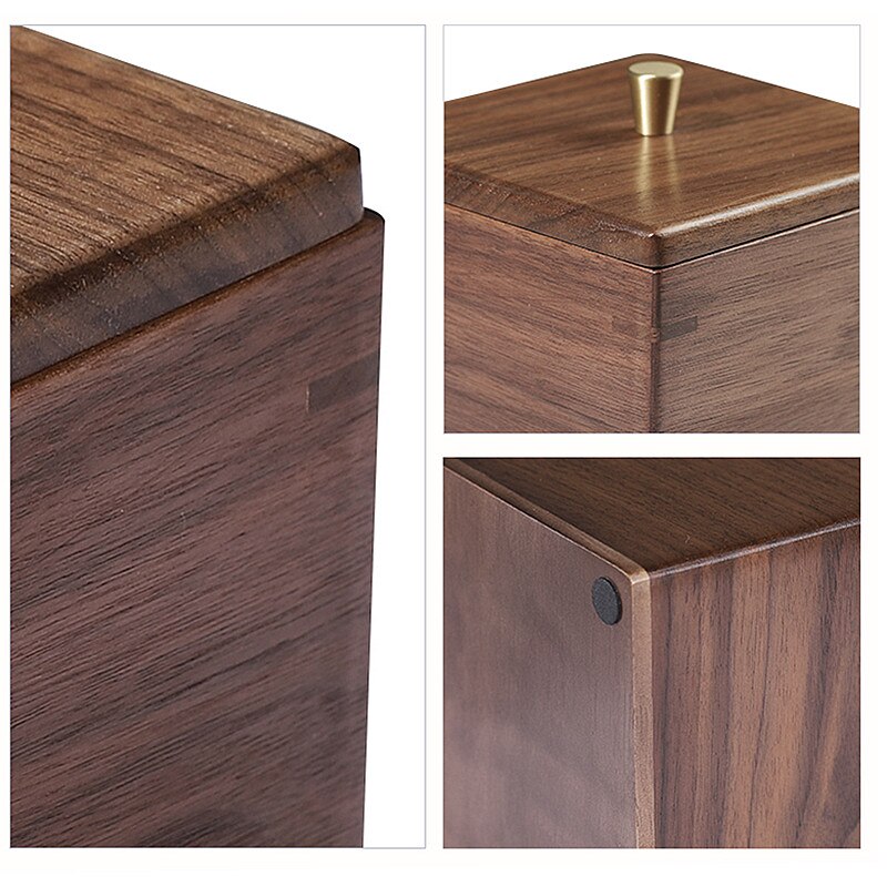 Om Clear Memorial Houten Huisdier Crematie As Urn As Kist Coffin Box Hout