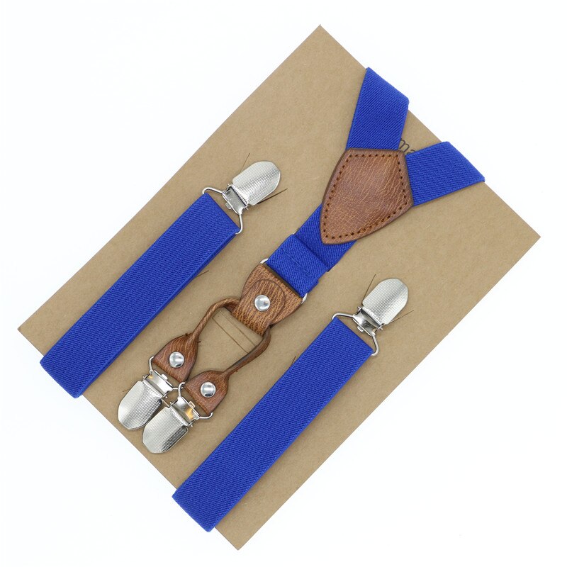 Baby drenge børn seler skjold stribet læder 3 clip-on elastiske justerbare seler stropper tøj tilbehør fritidstøj: 6