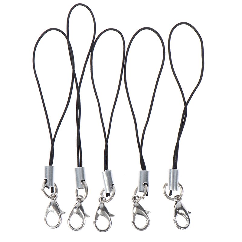 10x porte-clé lanière pour clé USB courroie courroie noire