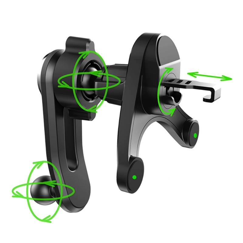 17mm Ball Head Base Auto Air Vent Clip Vervangen voor magnetische autotelefoonhouder Dashboard Ondersteuning Stand Mobiele telefoonaccessoire