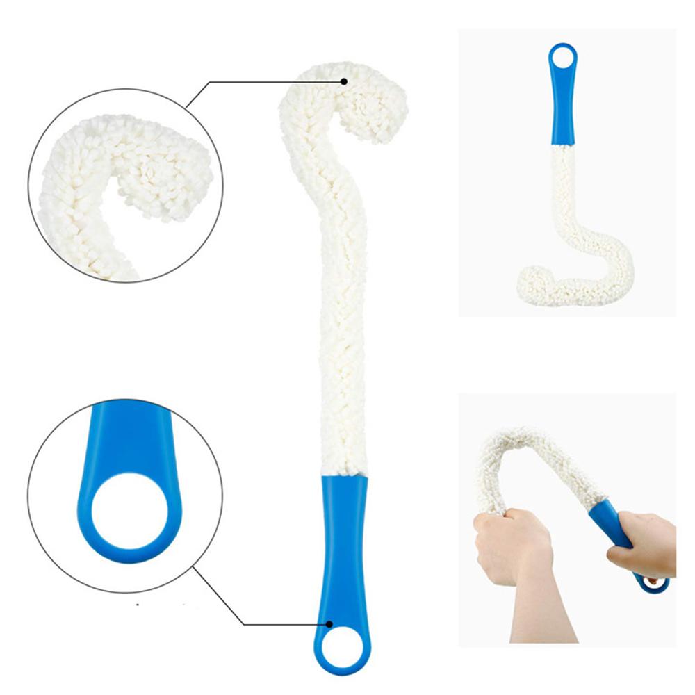 Bottle Cleaning Brush Flexible Bottle Scourer Multi-Function Household Tools for Decanters, Goblets, Glasses