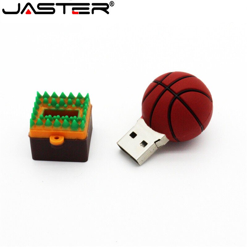JASTER USB 2.0 flash memory stick football basketball Mini ball usb flash drive pen drive 4GB 16GB 32GB 64GB boy U disk