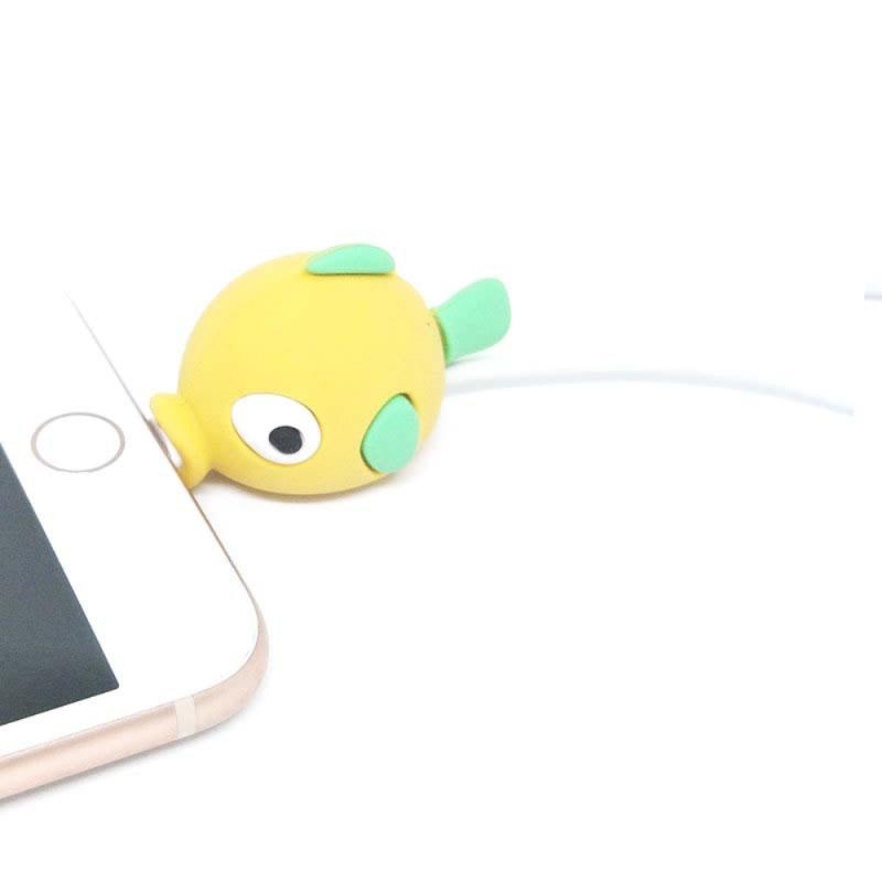 Enrouleur de câble protecteur, mignon Animal, Protection pour chargeur USB câble de données, organisateur de câbles