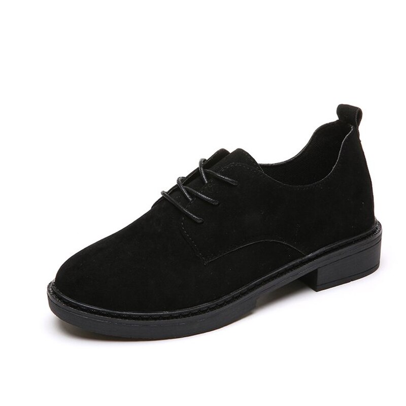 Women Vintage Soft Genuine Leather Low Heel Shoes