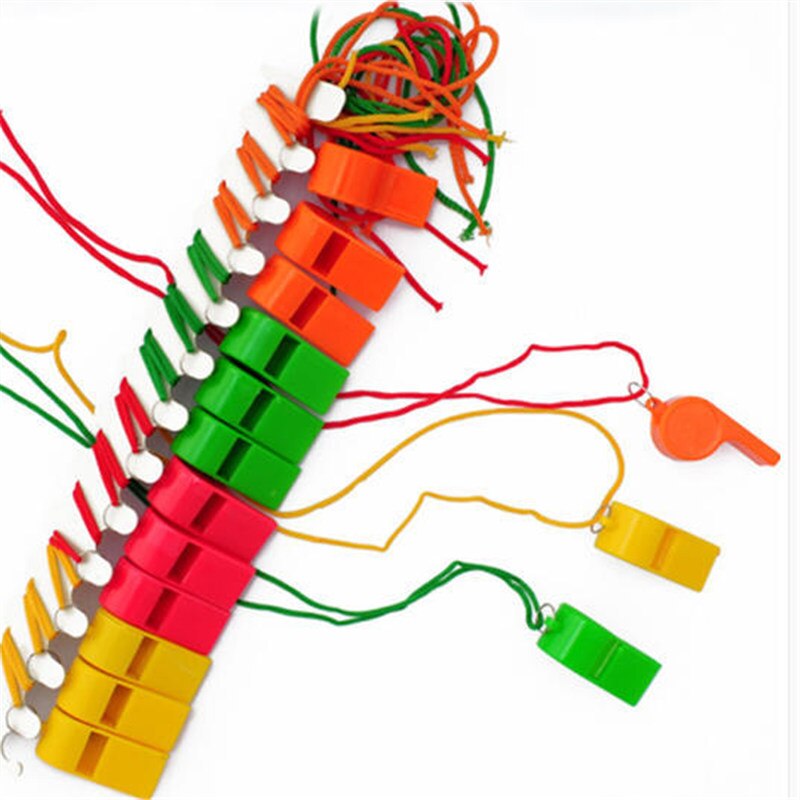 Gorąca sprzedaż 20 sztuk/partia plastikowe gwizdek z smycz dla łodzi tratwa impreza sport gry awaryjne przetrwanie wszystkie marki KS-001