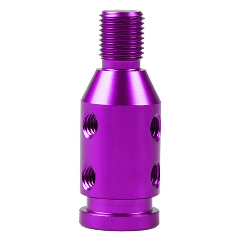 M10 x 1.5 Car Auto Universal Aluminum Gear Shift Knob Adapter Threaded Shifter Car Accessories Supplies Products: Purple