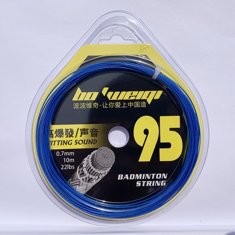 Super Durable Badminton Racket Line High Pound Count High Elastic Fiber Silk Badminton Line Tennis Racket Line High Elasticity: Blue