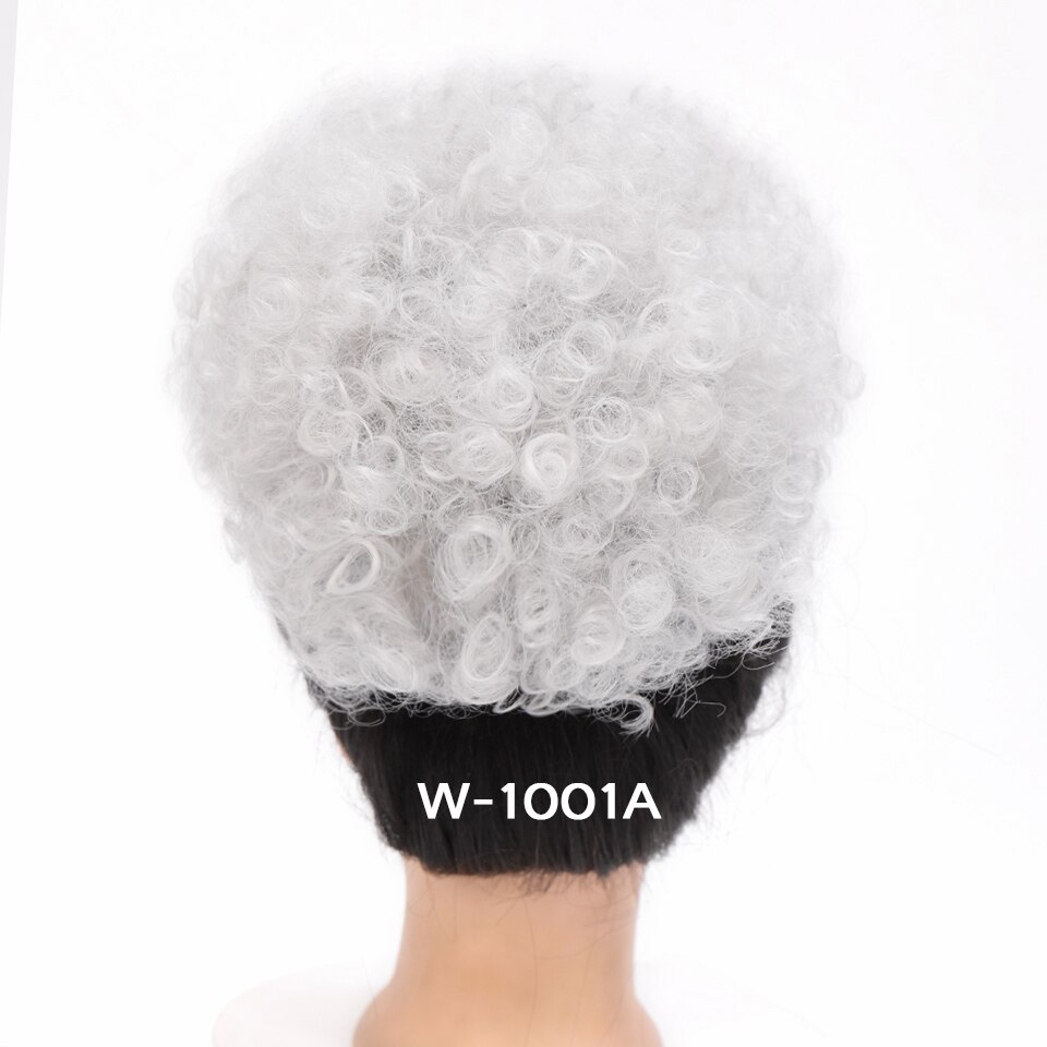 WTB Afro Puff Ponytail Elastic Drawstring Chignon Hairpieces for Women Short Kinky Curly Synthetic Updo Clip in Hair Extensions: T4/27/30