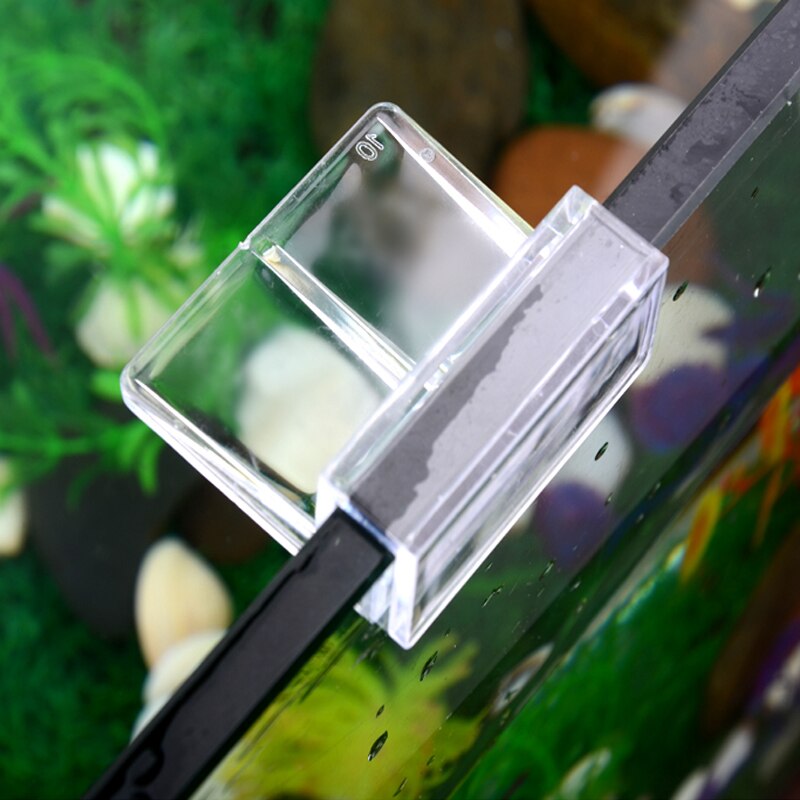 4 Stks/partij Glas Cover Ondersteuning Houder Multifunctionele Aquarium Aquarium Acryl Clips Tu