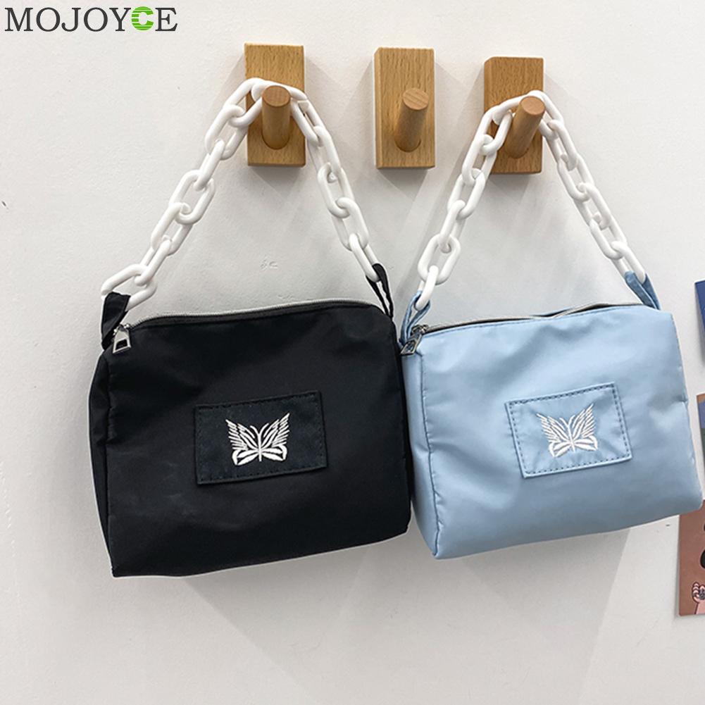 Vintage ▾ Borsa con Tracolla per le donne Regali Di Compleanno Della Farfalla Del Ricamo Delle Donne Della Borsa di Borsoni Acrilico Sacchetto di Spalla Della Catena Della signora casuale