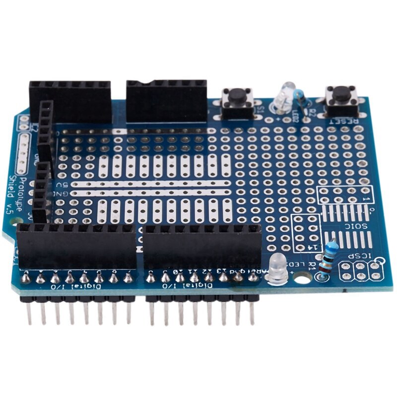 Uno proto shield prototype expansion board with syb -170 mini bread board based for arduino uno