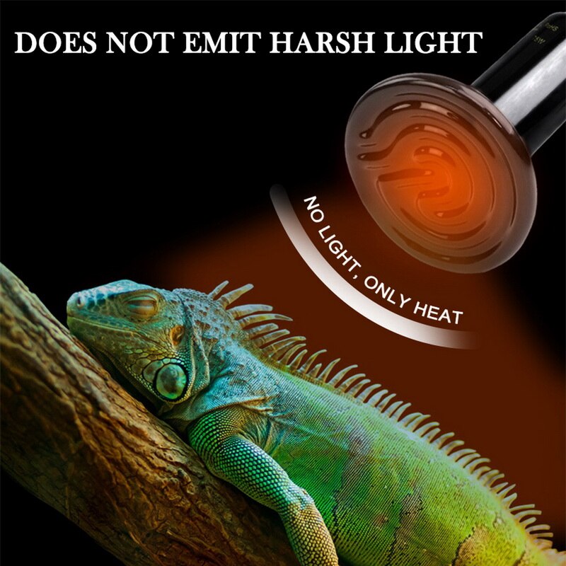 Heat Lmap Pet Reptile Far Infrared Ceramic Heating Lamp 220V Mini Heat Emitter Light Bulb 25W 50W 75W 100W 150W 200W