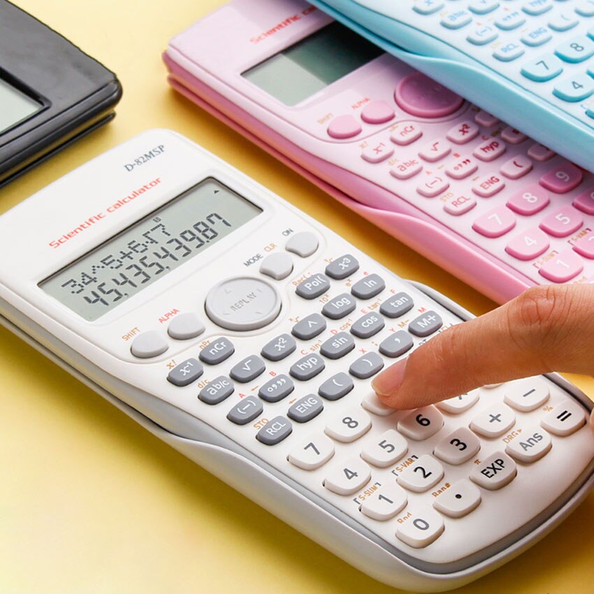 12 Digits Scientific Calculator 240 Functions Digital Battery Calculators Accounting Calculator School Office Stationery
