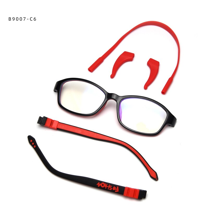 Anti-blue light Kids Silica Gel Glasses Frame Children Optical Spectacle Frame Glasses for Sight Eyeglass Lunettes De Vue: 5