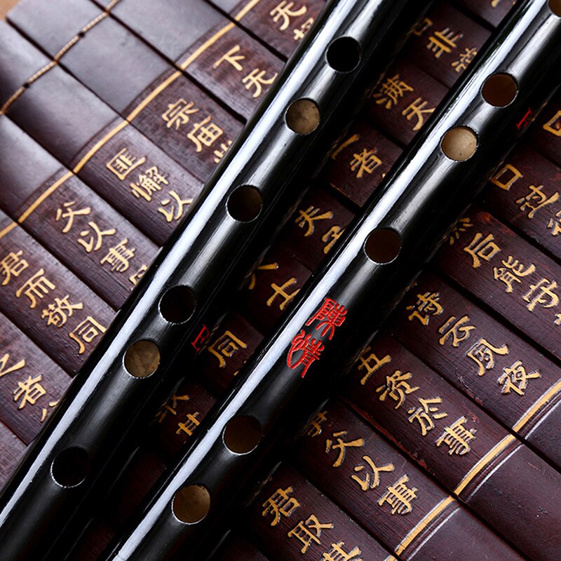 Bambus Dizi Flöte - Traditionelles Chinesisches Querflöten-Instrument - C D E F G Ton für Anfänger