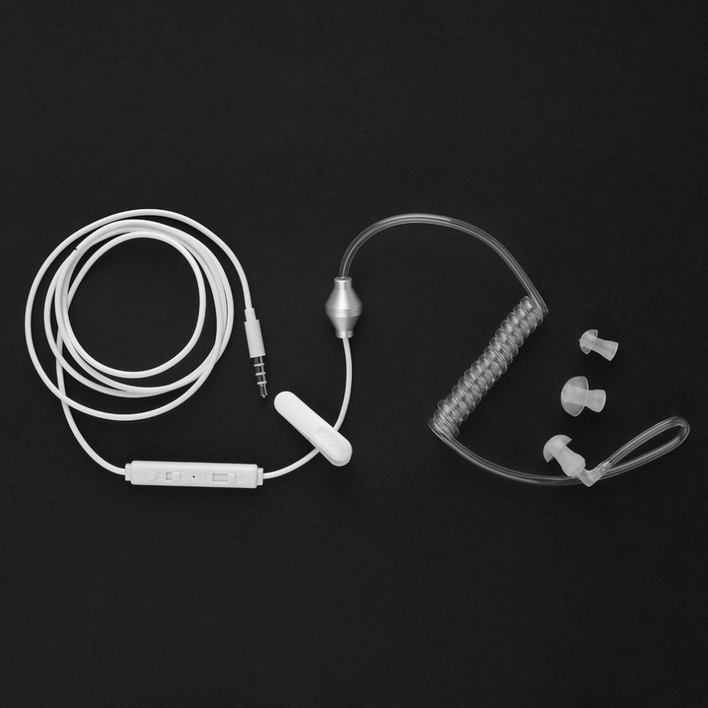 Fbi Stil cooles in-Ohr-Headset Strahlens chutz Kopfhörer Monitor Ohrhörer Talkabout Mini Walkie Luftkanal Ohrhörer
