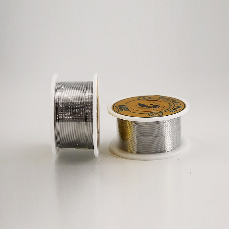 50g 0.8mm FLUX 15-2.6%S-Sn63Pba Tin Lead Tin Wire Melt Rosin Core Solder Soldering Wire Roll No-clean