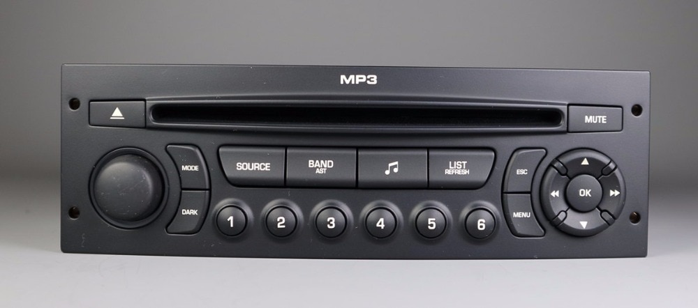 Reproductor de CD RD43 con función AUX USB, para Peugeot 206 207 307 508 Citroen C2 C4 C5 C6 en lugar de reproductor RD4