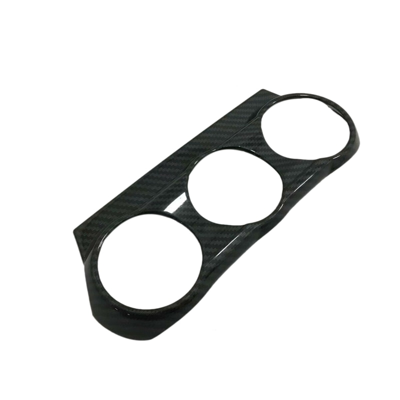 Carbon Fiber Interior Air Condition Outlet Panel Cover Trim for Mazda CX-3 CX3 -18