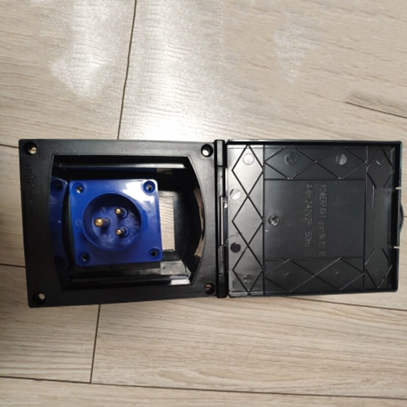 RV Camper 220V-240V 16A External Flush Hook Up Waterproof Plug Socket for Marine Boat Yacht Car Caravan Trailer Truck