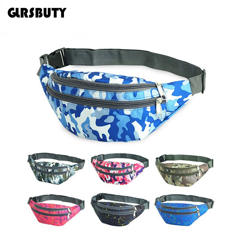 Vrouwen Fanny Pack GLRSBUTY Mode Mannen Taille Tas Kleurrijke Travel Bum Riem Tas Telefoon Rits Pouch Packs