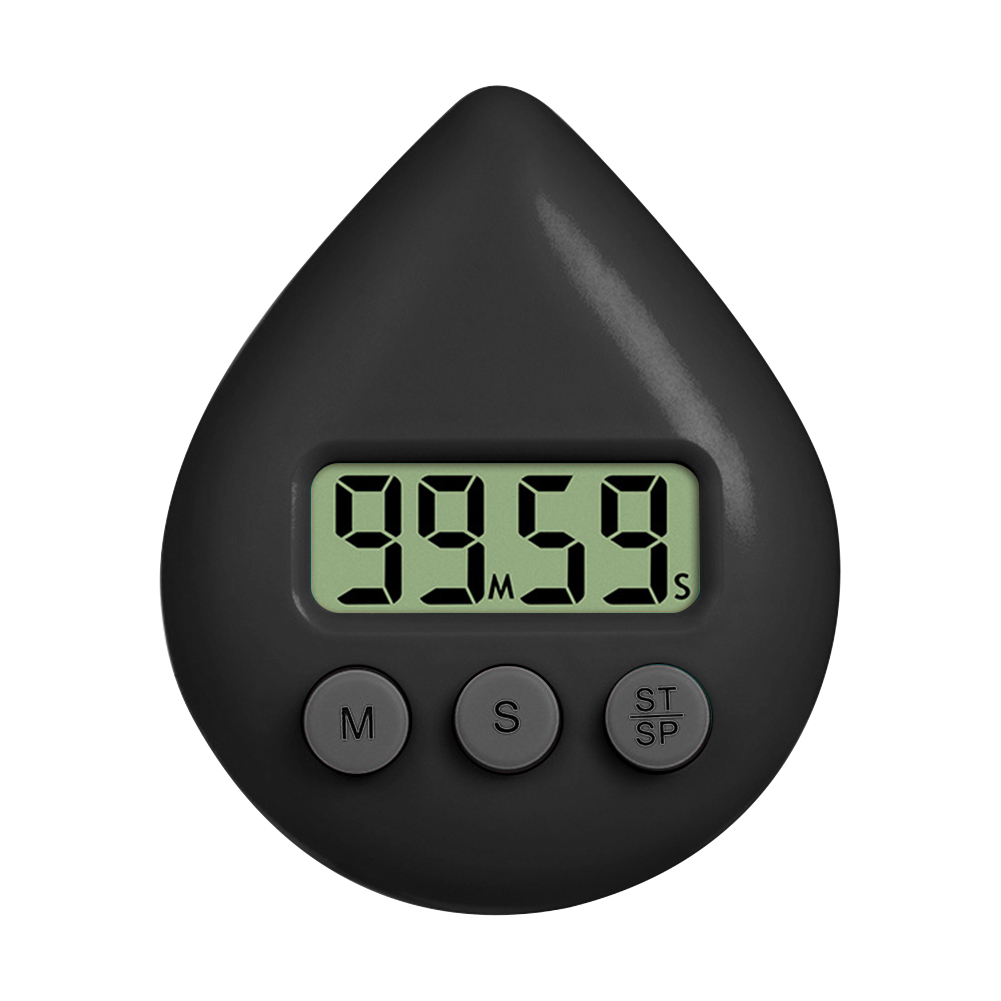 Digitaler Timer, wasserdichter Küchentimer, magnetische Rückseite, Badezimmer-Timer, Toiletten-Timer, Duschuhr für Küche und Badezimmer