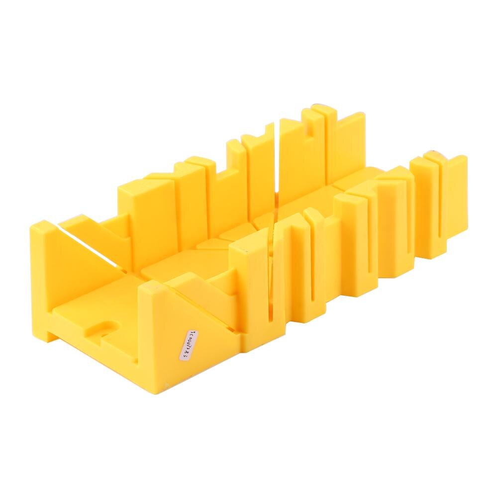 Multi-function 45/90 Degree Clamping Miter Saw Box Cabinet Case Woodworking Angle Cutting Tools Angle Cutting for Wood Tile: Yellow