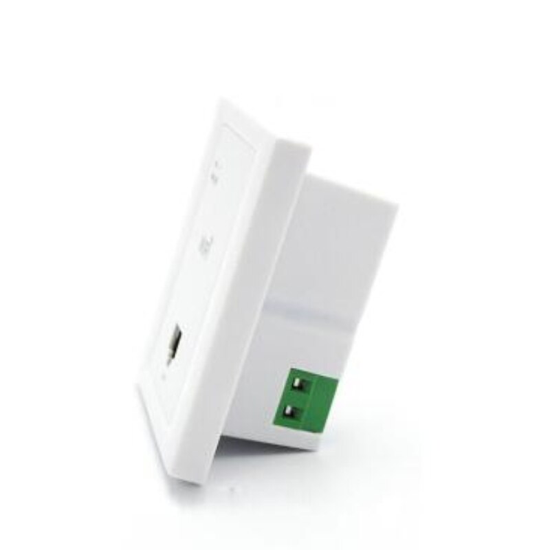 ANDDEAR White Wireless WiFi in Wall AP Hotel Rooms Wi-Fi Cover Mini Wall-mount AP Router Access Point