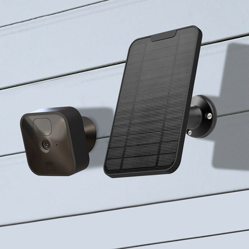 Solar Panel Charging for Camera Cable Supply for Wireless Outdoor Waterproof Security Camera Non-Stop Charging