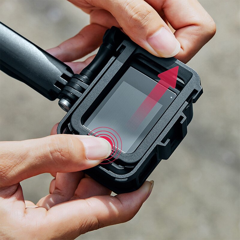Monture de cadre pour GoPro Hero 8 noir coque de protection pour Go Pro HERO8 Action caméra accessoires étui
