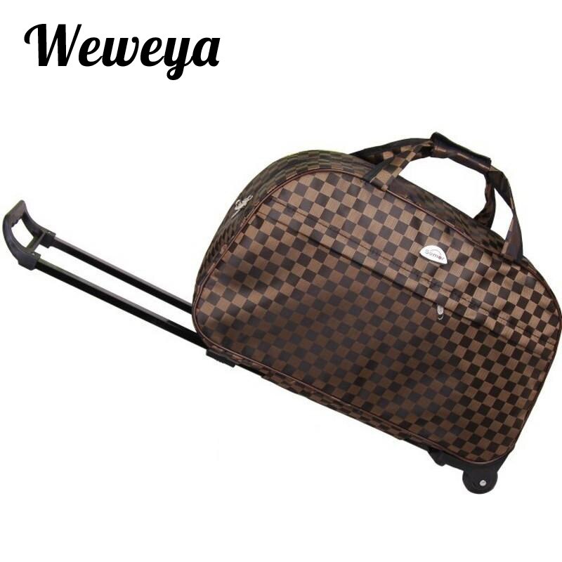 Weweya Waterdichte Rollende Bagage Tas Dikke Stijl Rollende Koffer Trolley Bagage Vrouwen &amp; Mannen Reistassen Koffer Met Wiel: 15