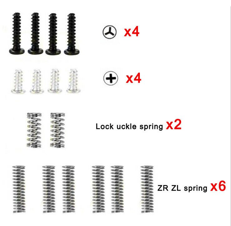 Repair Parts Tool Joy-con Screw, spring, Repair Tool Kit For Nintendo Switch NS Joy-Con Controller Replacement tri-wing