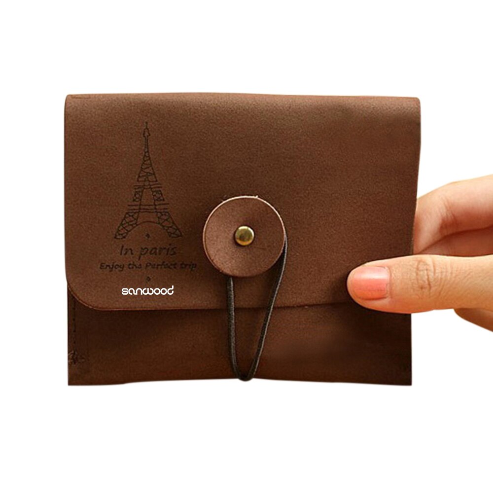 Damska męska klasyczny wieża eiffla moneta torebka mała składana woreczek na klucze kopertówka 92DT