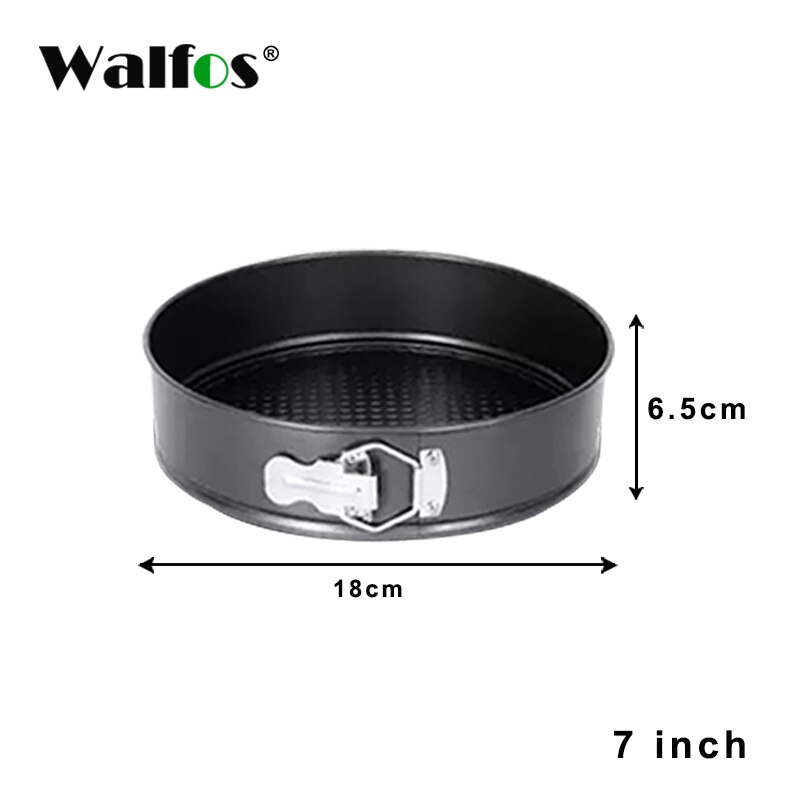 WALFOS Non-stick Cheesecake Pan Springform Pan with Removable Bottom/Leakproof Cake Pan Kitchen Accessories: WALFOS 7 inch