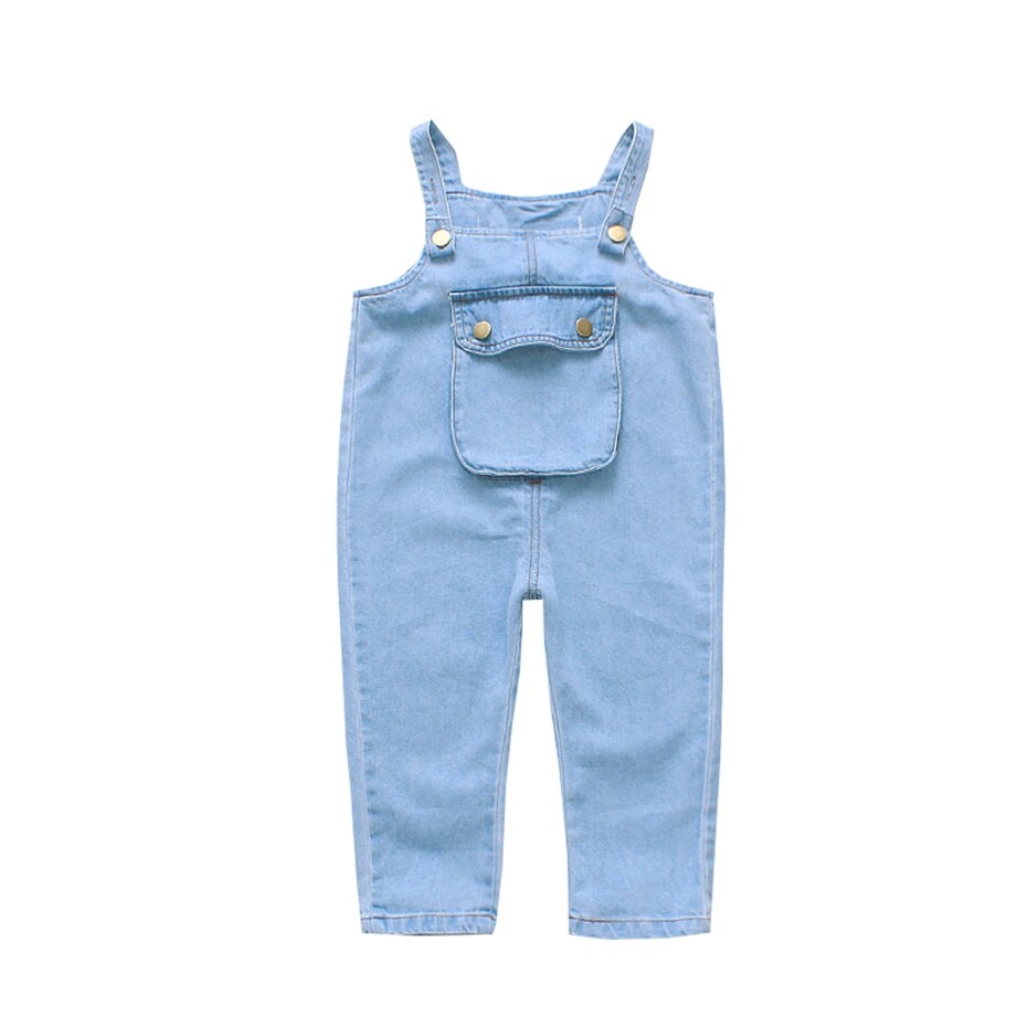 Meisjes bretels broek lente herfst peuter jumpsuit overalls baby meisjes denim broek baby jongen overall broek voor kinderkleding