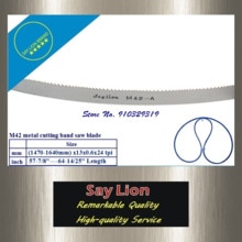 13 x 0.6 x 24t, 1470/1475/1505/1575/1620/1638/1640mm, (57-7/8 " ---64-14/25 " )x1/2 " x0.025 " metallskärning  m42 bi- metallbandsågblad
