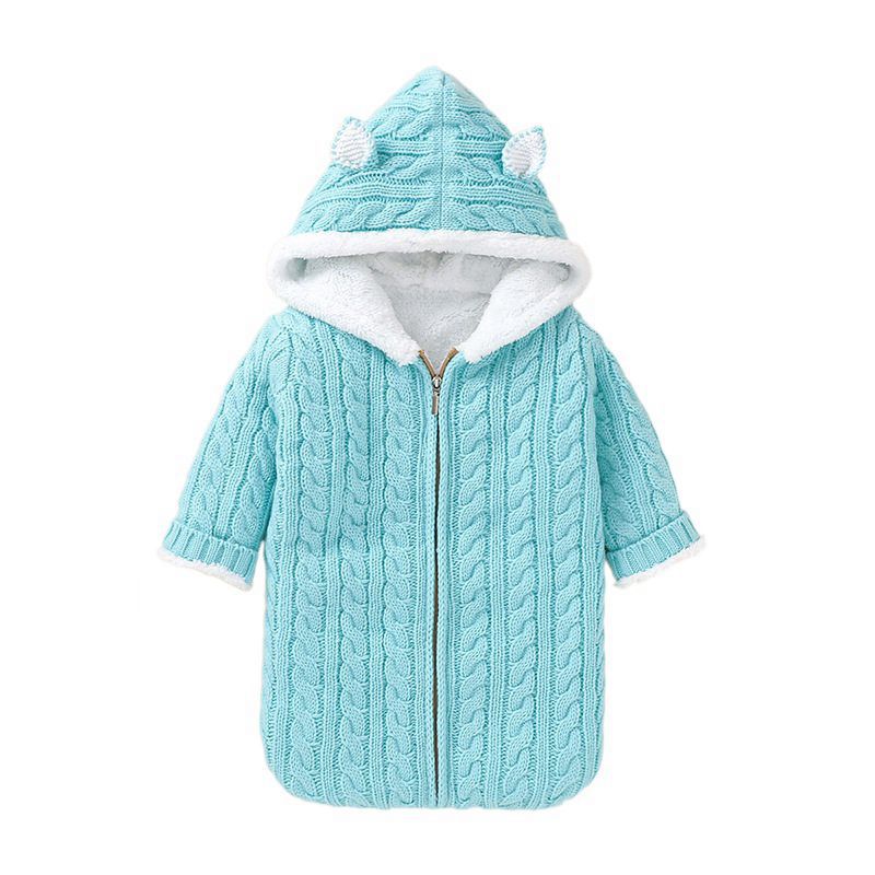 Sacco a pelo per bambini caldo morbido caldo neonato ricezione coperta neonato ragazzi vestiti per ragazze dormire asilo avvolgere Swaddle: D1-56X37cm-0.39