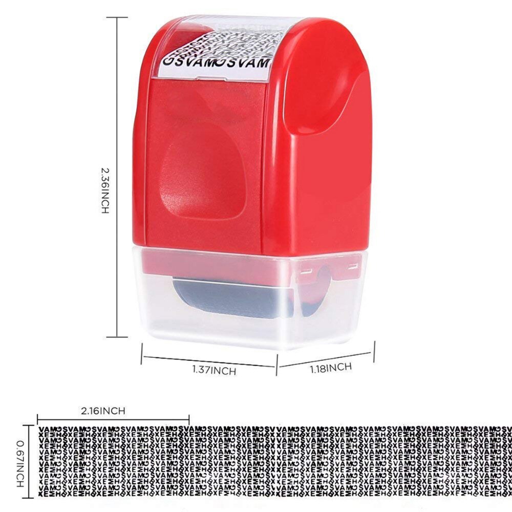 Identiteitsbescherming privacy rolstempel informatiedekking gegevensbeschermingsstempel rommelige code rolstempels