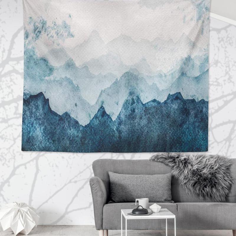 Japanese Style Wall Hanging Tapestry Nordic Home Decoration Wall Art Table Cloth Bedroom Landscape Painting Tapestry