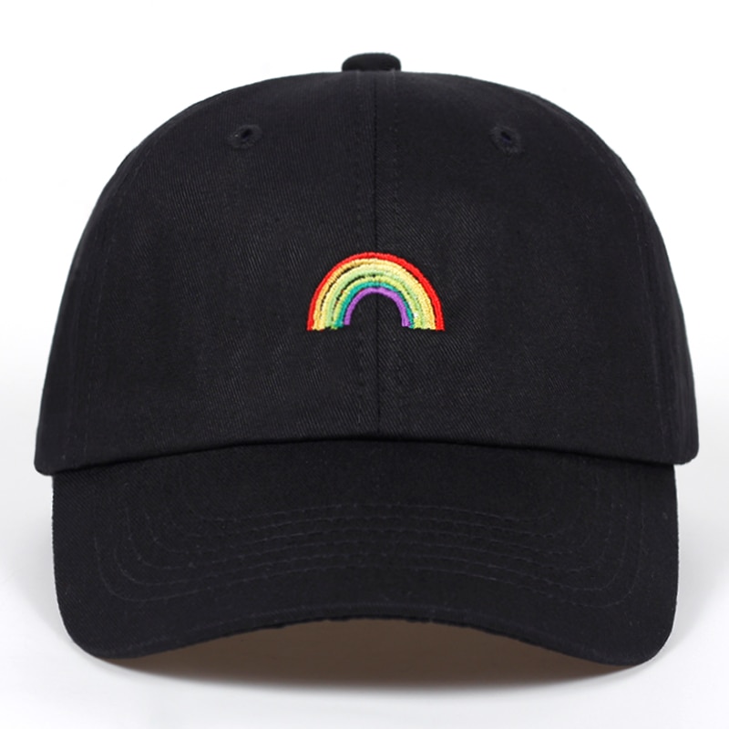 Baseball Cap Unisex Männer Frauen Baumwolle Regenbogen Snapback Caps Hip Hop Hüte Papa Hut Knochen Garros