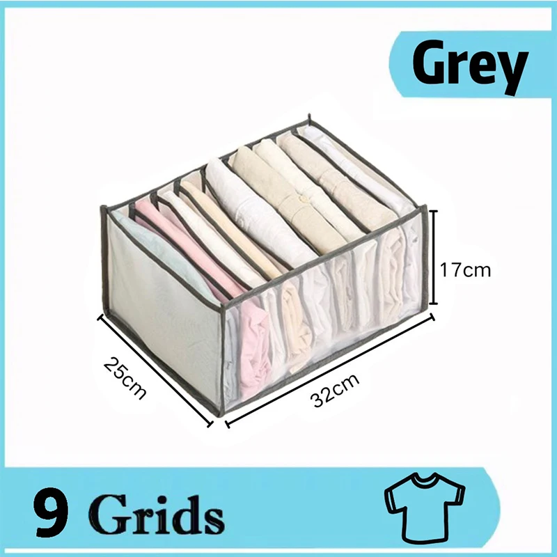 Kleding Organizer Broek Kleding Jeans Opbergdoos Garderobekast Organisatie Ondergoed Bh Sokken Compartiment Doosjes Kast: Rood