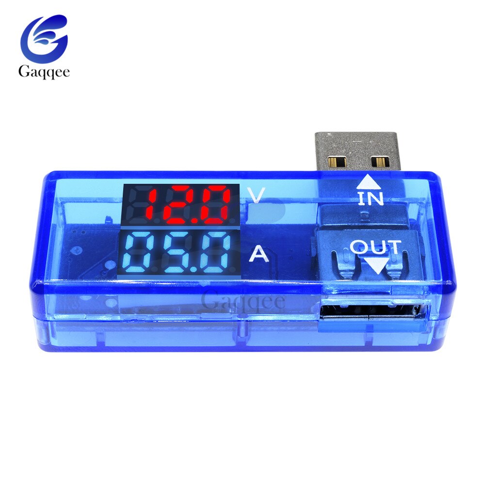 LED Digital Dual USB Port Strom Spannung Lade Test Detektor Tester Batterie Voltmeter Amperemeter Ladegerät Arzt Meter Monitor