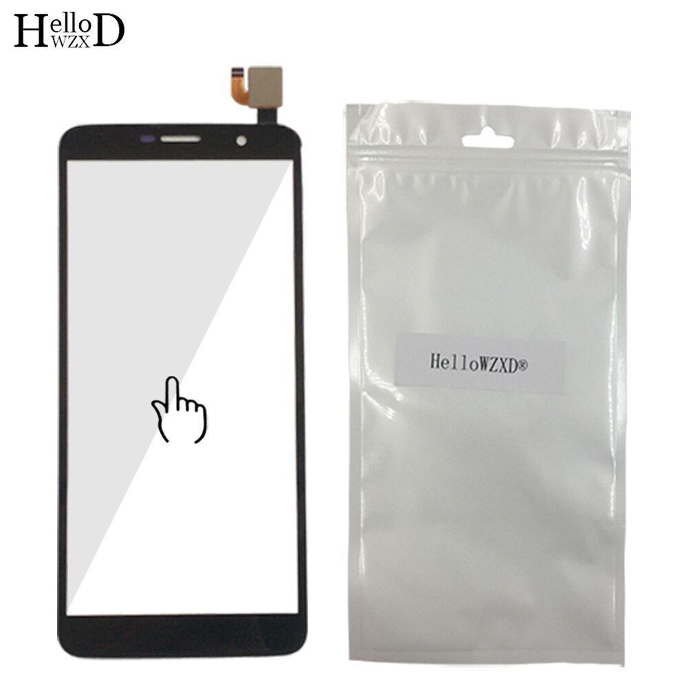 Mobile Touch Screen Panel For Homtom S7 S12 S16 S55 Digitizer Panel Front Glass Touch Screen TouchScreen Sensor 3M Glue Wipes
