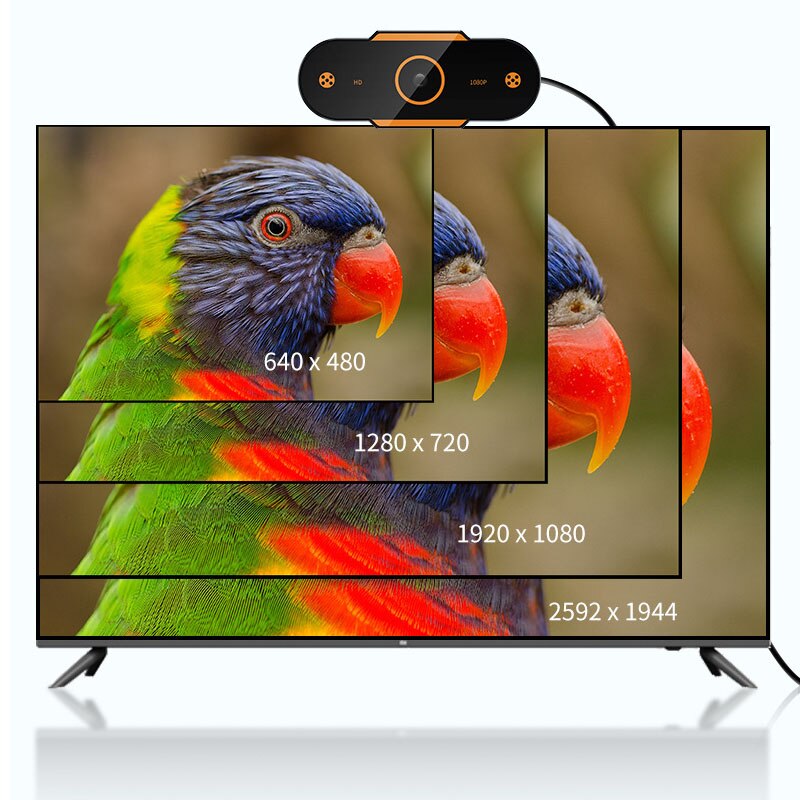 Auto Focus Webcam 1080P Web Camera With Microphone Computer Web Camera For Live Broadcast Video Calling Home Web Cam