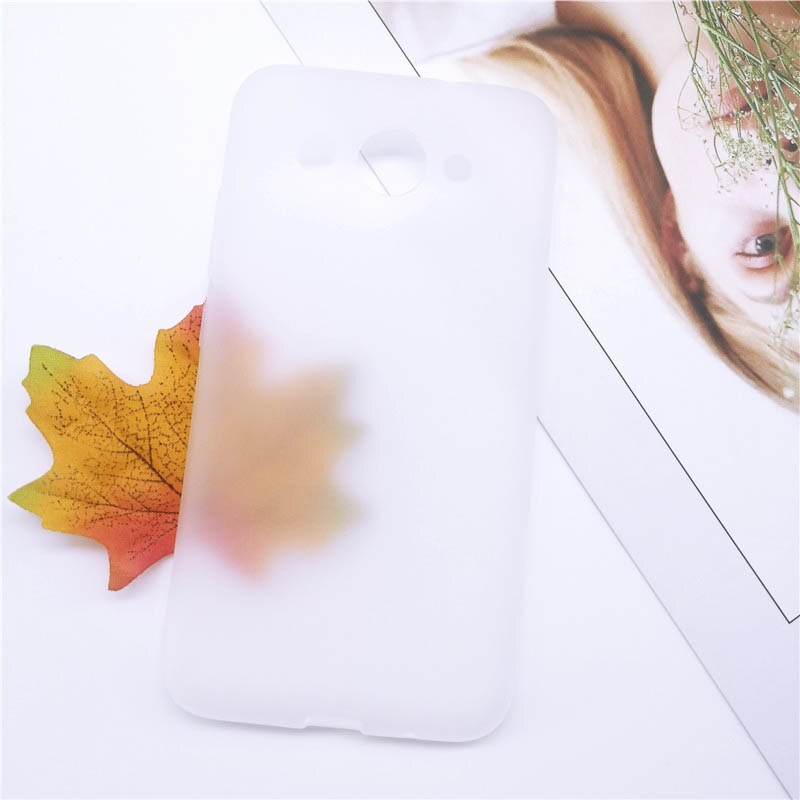 Soft TPU Case For Huawei Y3 Case Silicone Phone Back Cover For Huawei Y3 / Y5 lite CRO-U00 CRO-L22 U00 Cover Capa: White